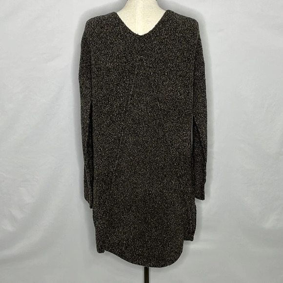 Garnet Hill Merino Wool & Yak Hair Long Line Oversized Cardigan - Size XS - Picture 3 of 6